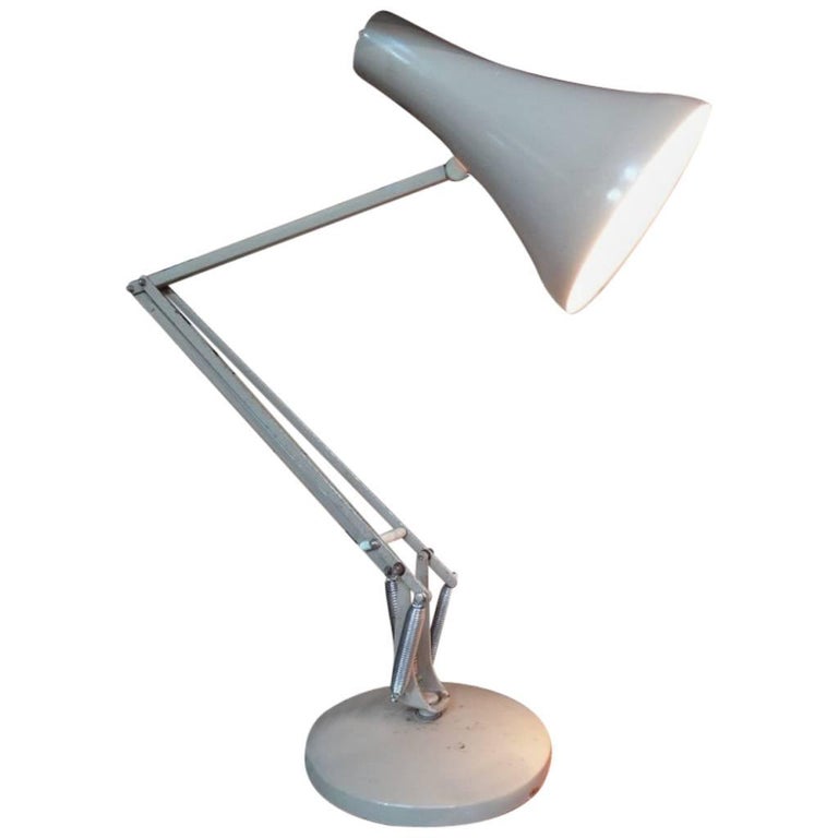 Grey Anglepoise Lamp Designed by George Carwardine for Herbert Terry at  1stDibs