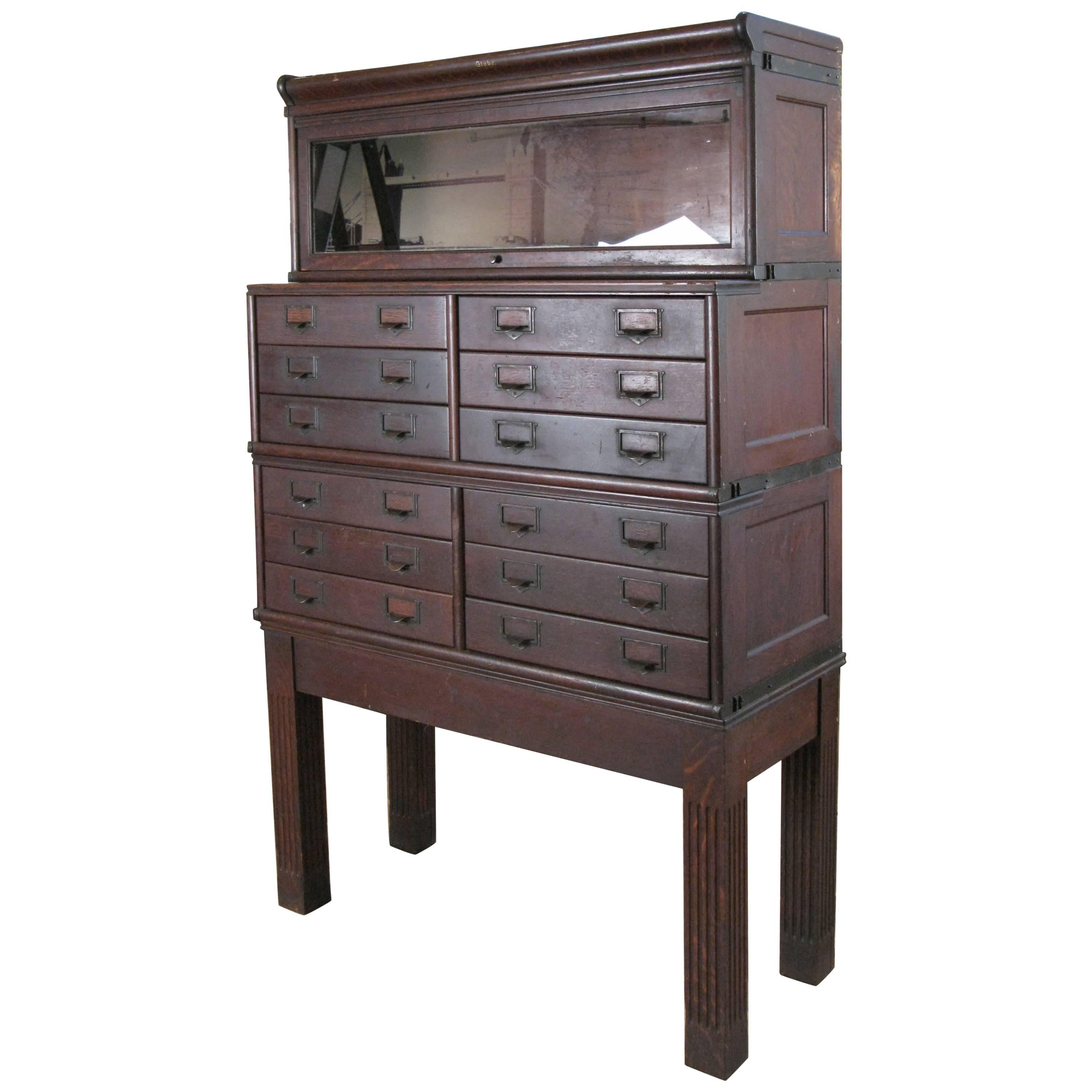 Globe Wernicke Stacking Barrister Bookcase Cabinet