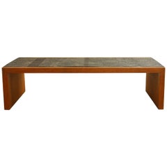 Bronze Waterfall Coffee Table in the Manner of Paul Evans