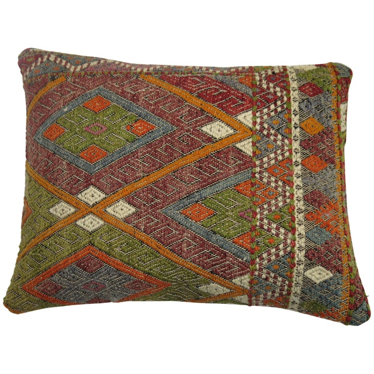 Turkish FlatWeave Pillow For Sale at 1stDibs