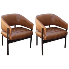 Pair of Modern Jorge Zalszupin 'Senior' Rosewood Lounge Chairs for L'Atelier
