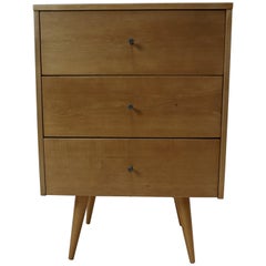 Retro Paul McCobb Narrow Three Drawer Dresser, 1950