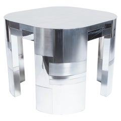 Chrome Plated Occasional Table by Paul Evans, Cityscape PE500 Series, 1975