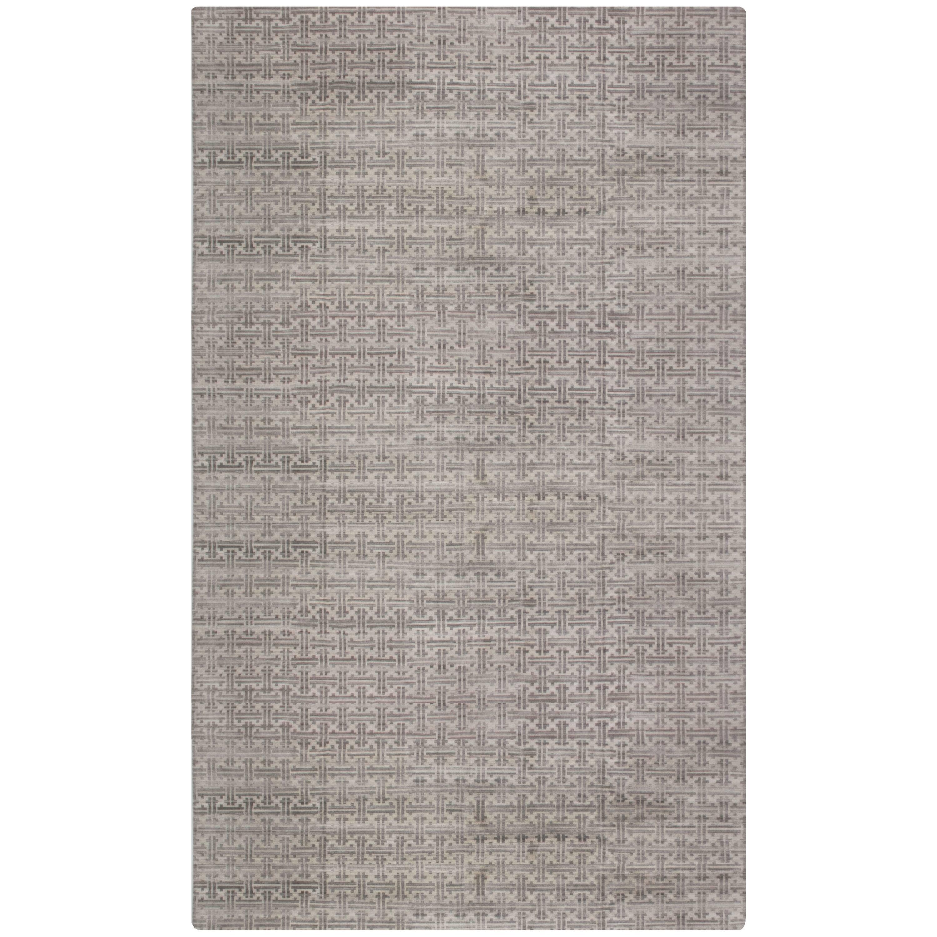 Over-Sized Modern Terra Rug in Natural Wool