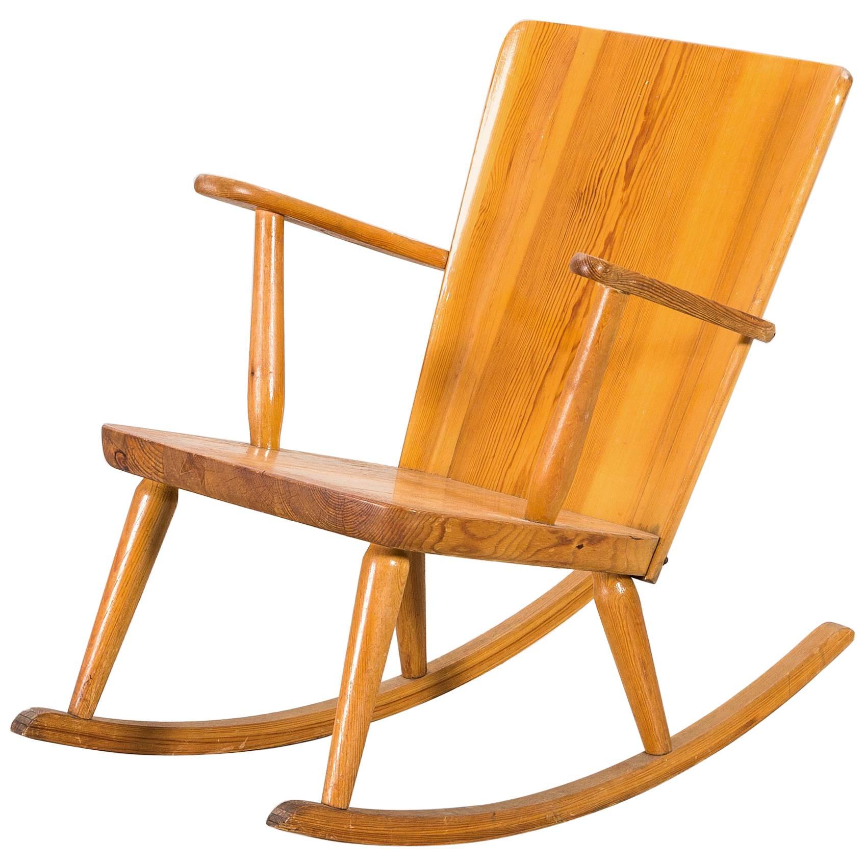 Goran Malmvall Rocking Chair, by Karl Andersson & Soner, Sweden, 1945
