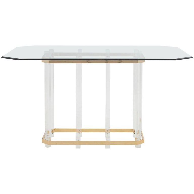 Lucite Dining Table at 1stdibs