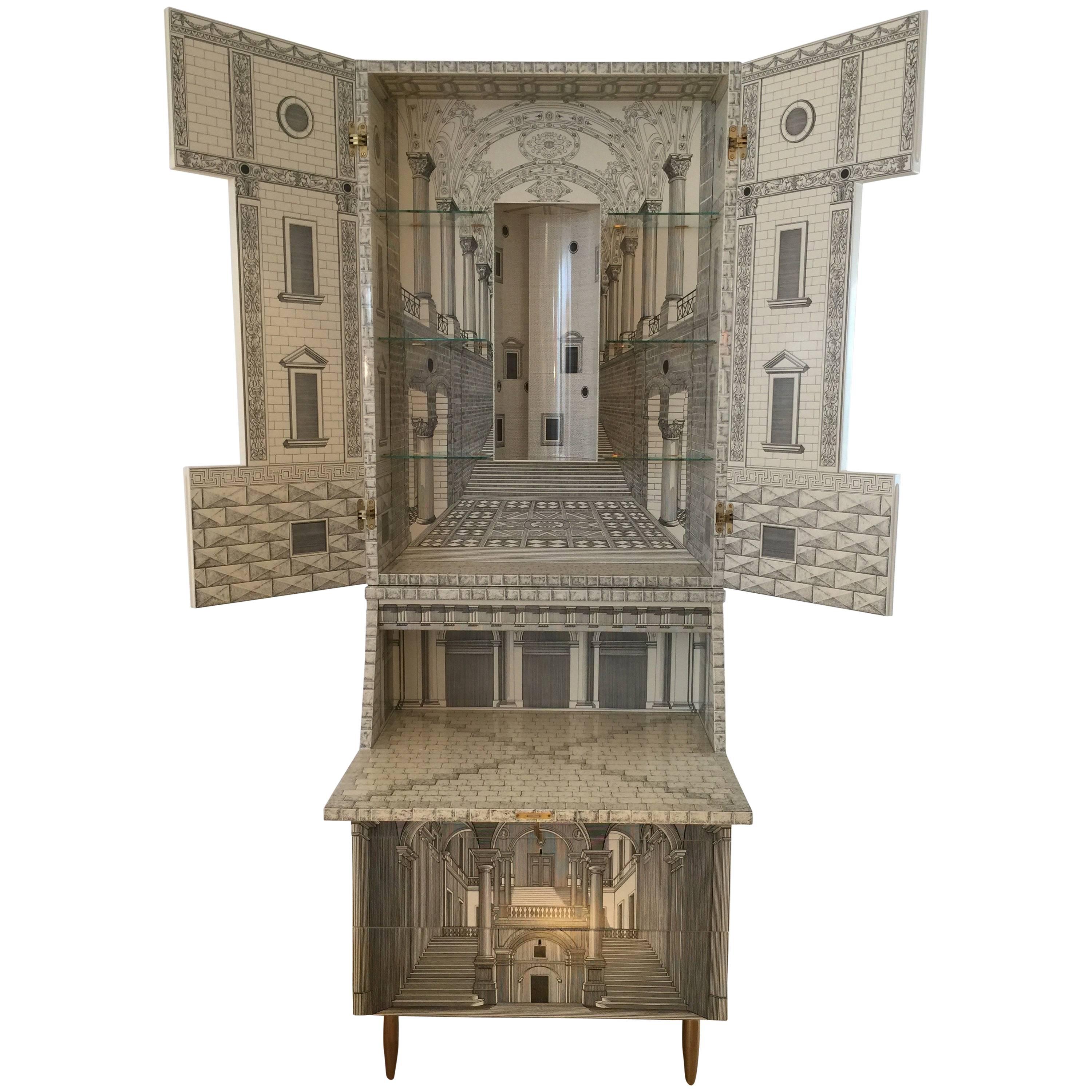 'Architettura' Trumeau (Curved Top) by Fornasetti