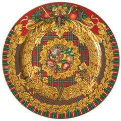 Rosenthal Versace Porcelain Charger Yuletide Cheer
