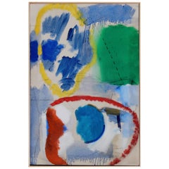Originales abstraktes expressionistisches Ölgemälde von Fred Mitchell, 1960
