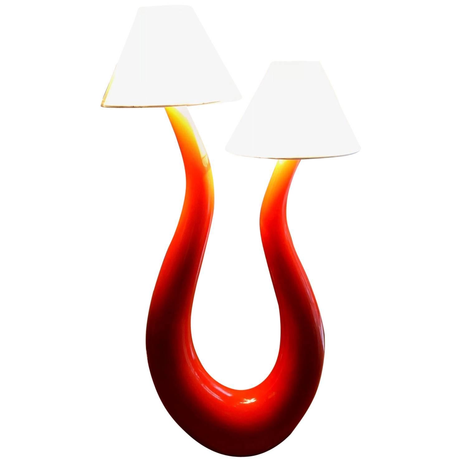 Lamp Model "Lyra" by Philippe Cuny For Sale