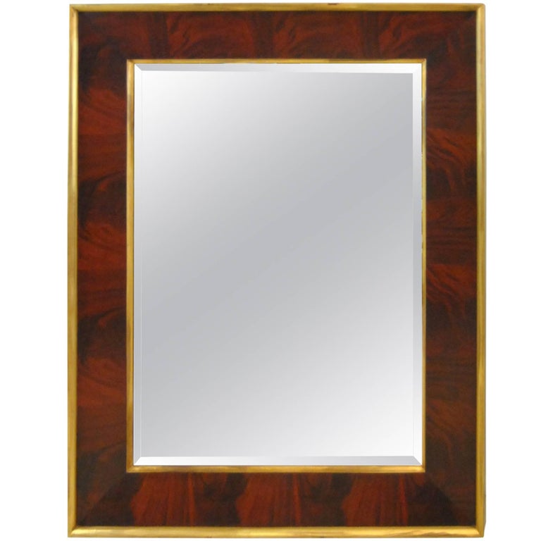Ralph Lauren City Modern Oversize Wall Mirror Brown/Gold at 1stDibs