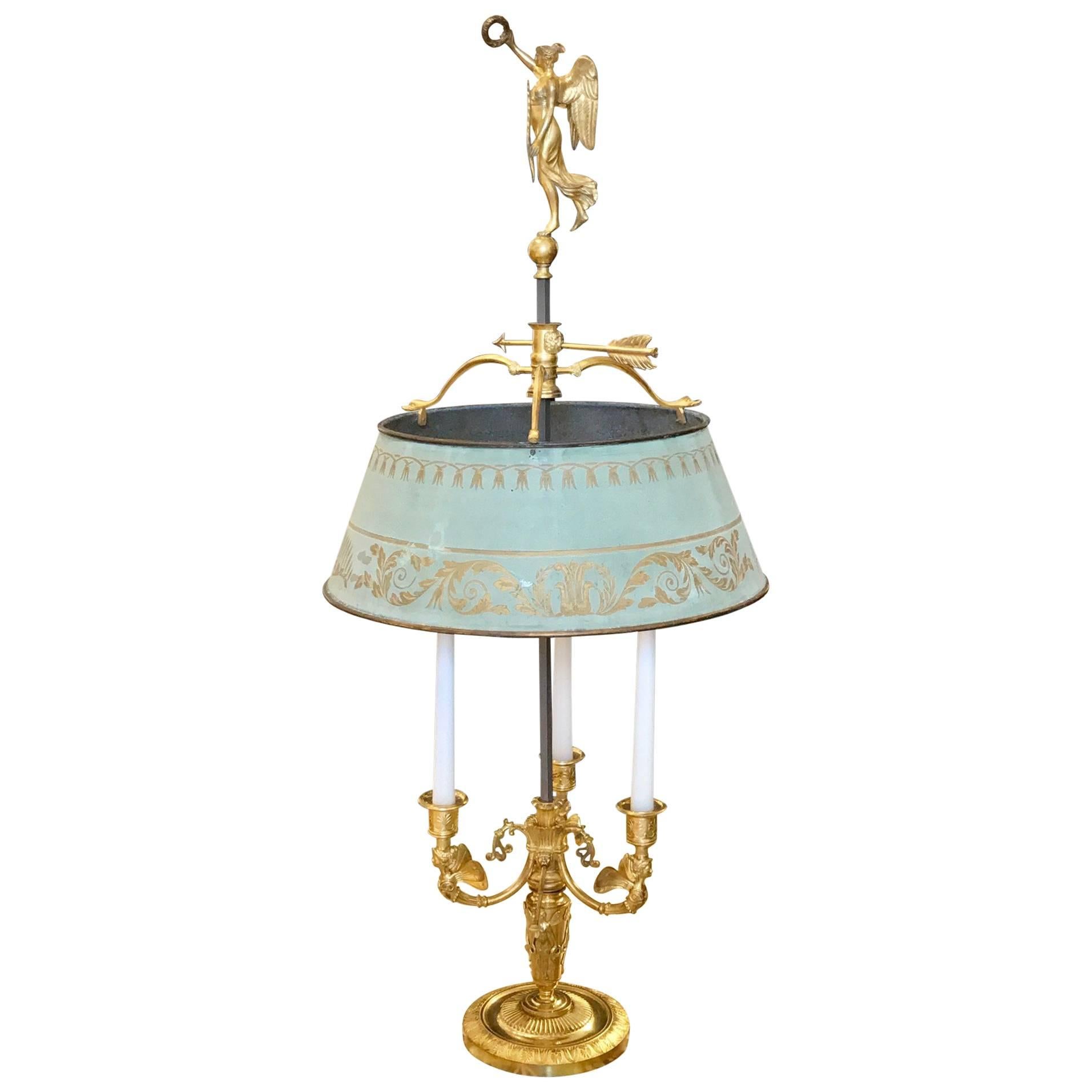 19th Century Russian Empire Ormolu Bouillotte Lamp