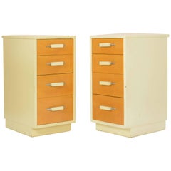 Pair of Eliel Saarinen and Pipsan Saarinen Swanson's Nightstands for Johnson