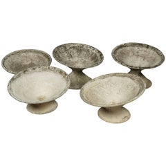 Set of Five Planters Designed by Will Guhl, France, circa 1960