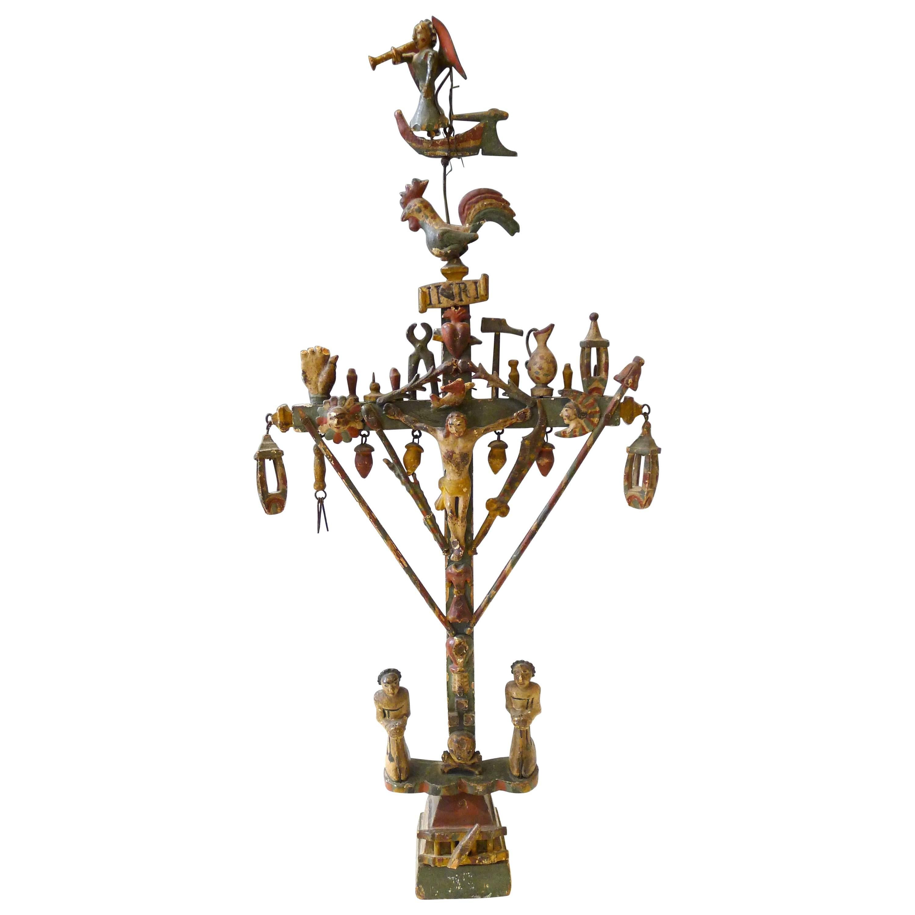Bargeman's Cross to the Angel Musician, circa 1830 For Sale