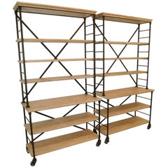 Hickory Chair Furniture Prado Industrial Bookcase Etagere by Suzanne Kasler