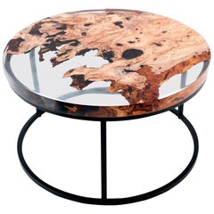 Zeytin 90 Epoxy Resin Coffee Table