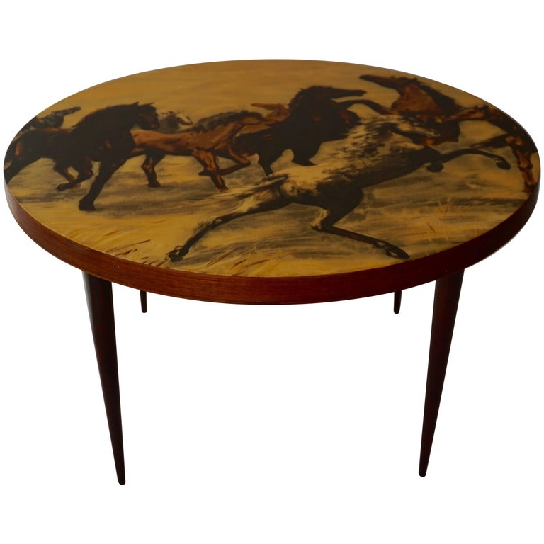 Cast Bronze Glass Jaguar Coffee Table For Sale at 1stdibs