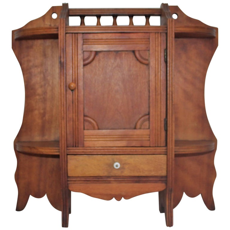 Hanging Medicine with One Drawer, 19th Century Pine at 1stDibs