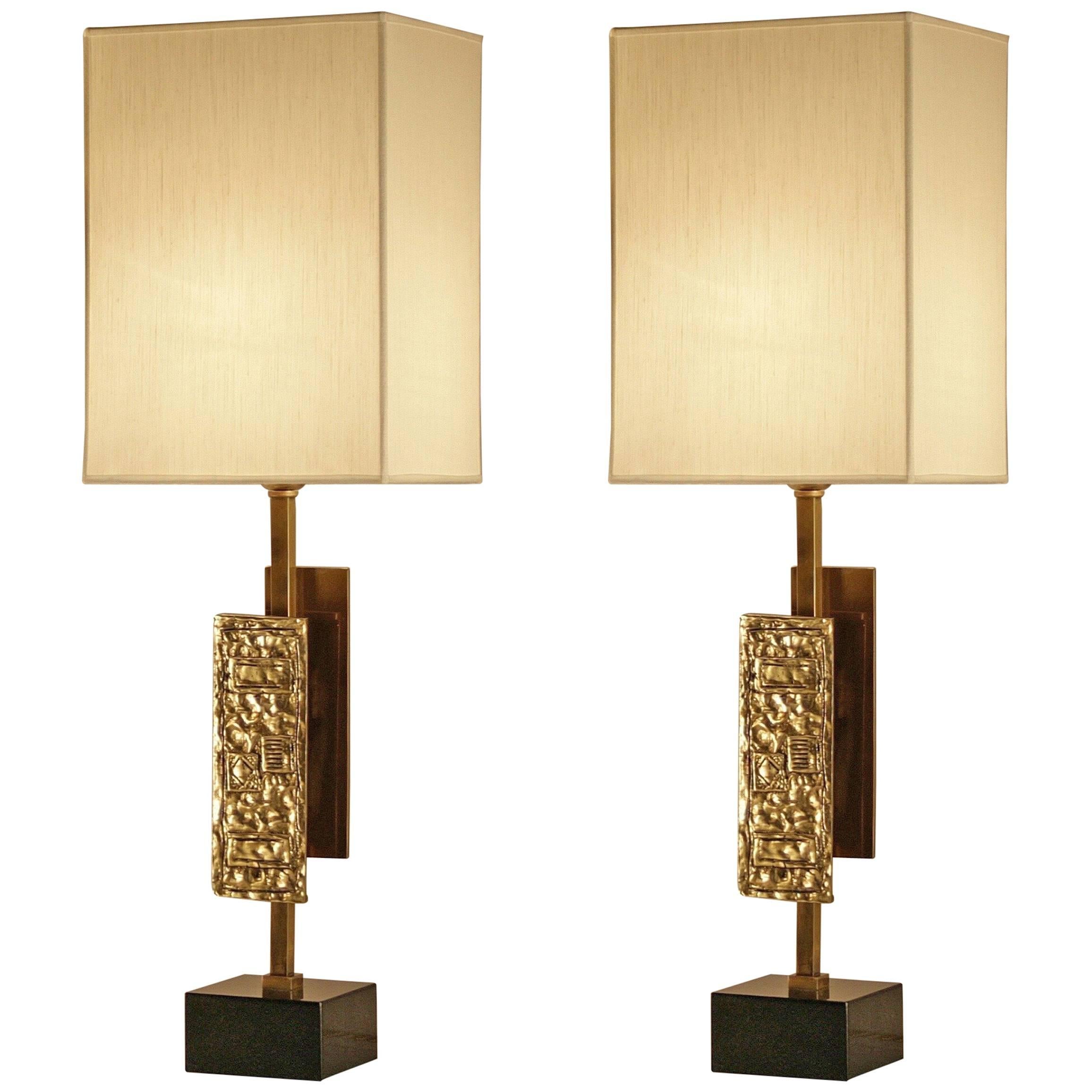 Pair of "Casanova" Lamps by Esperia, Italy, 2017 For Sale
