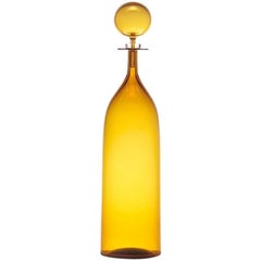 Petite Decanter Tall Bottle Amber