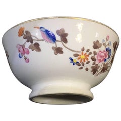 Swansea Porcelain Bowl, Kingfisher Pattern, circa 1820