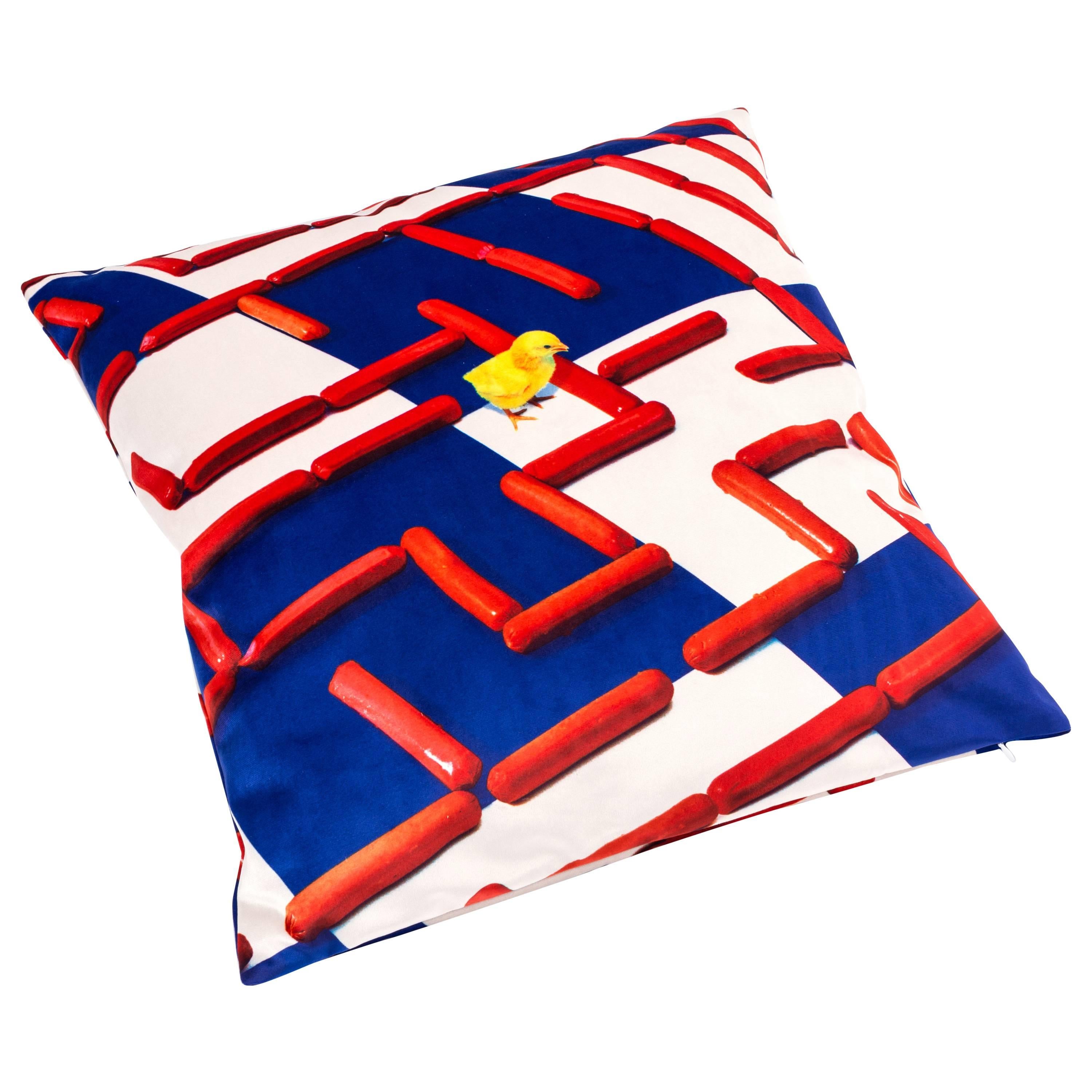 Seletti Polyester Cushion by "Toiletpaper", Labyrinth