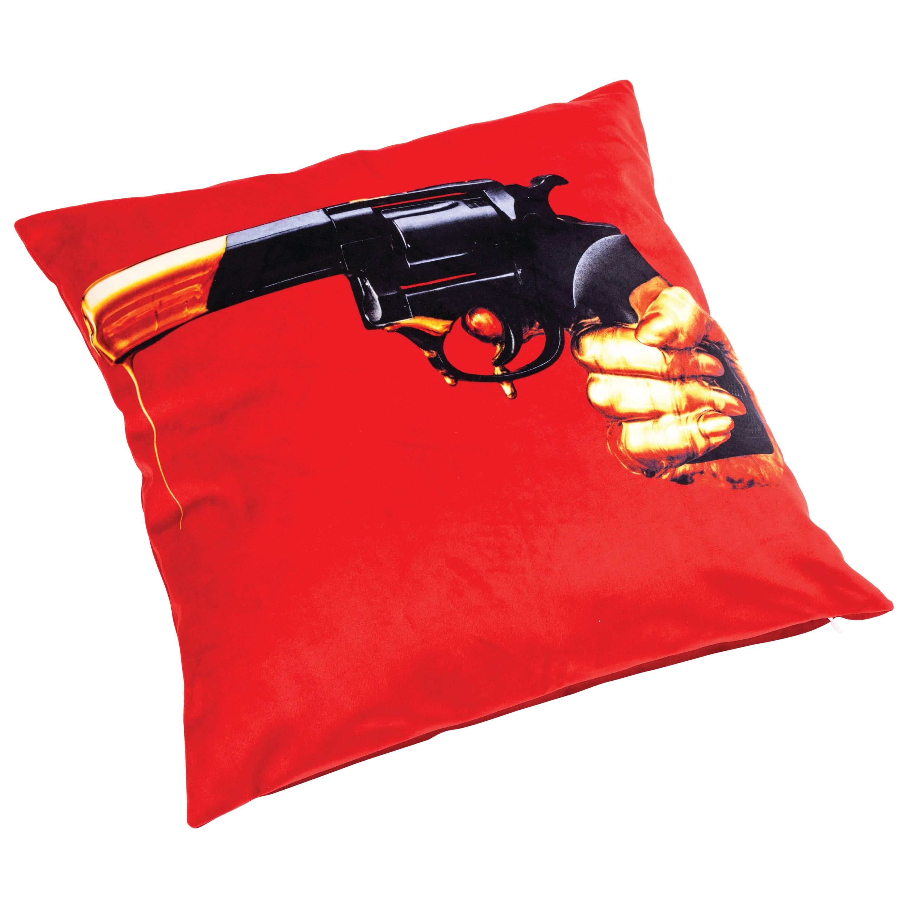 Seletti Polyester Cushion by "Toiletpaper", Revolver