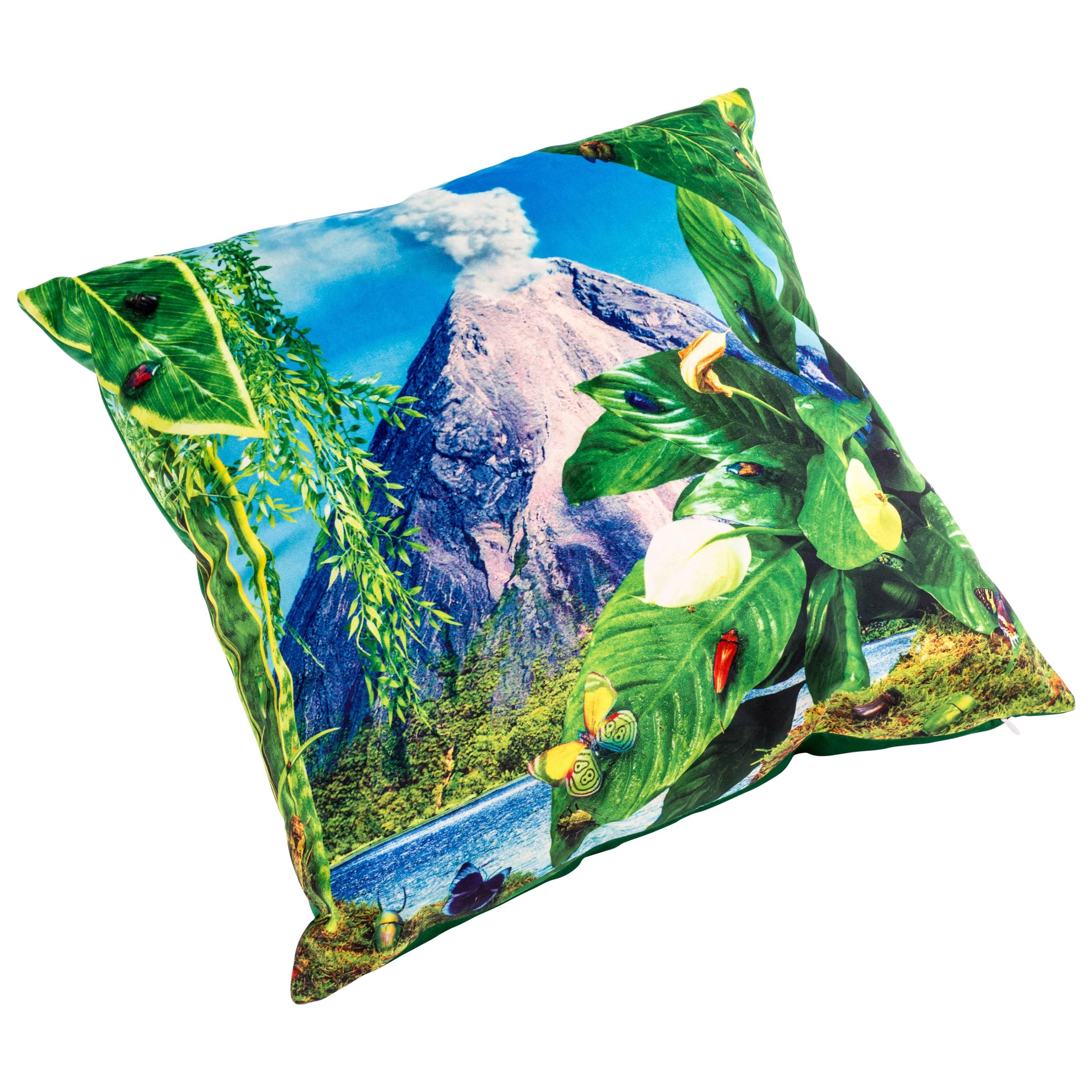 Seletti Polyester Cushion by "Toiletpaper", Volcano