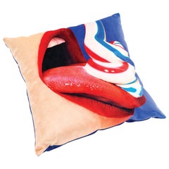 Coussin en polyester Seletti de « Toiletpaper », dentifrice