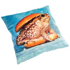 Seletti Polyester Cushion by "Toiletpaper", Toad