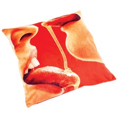 Seletti Polyester Cushion by "Toiletpaper", Honey