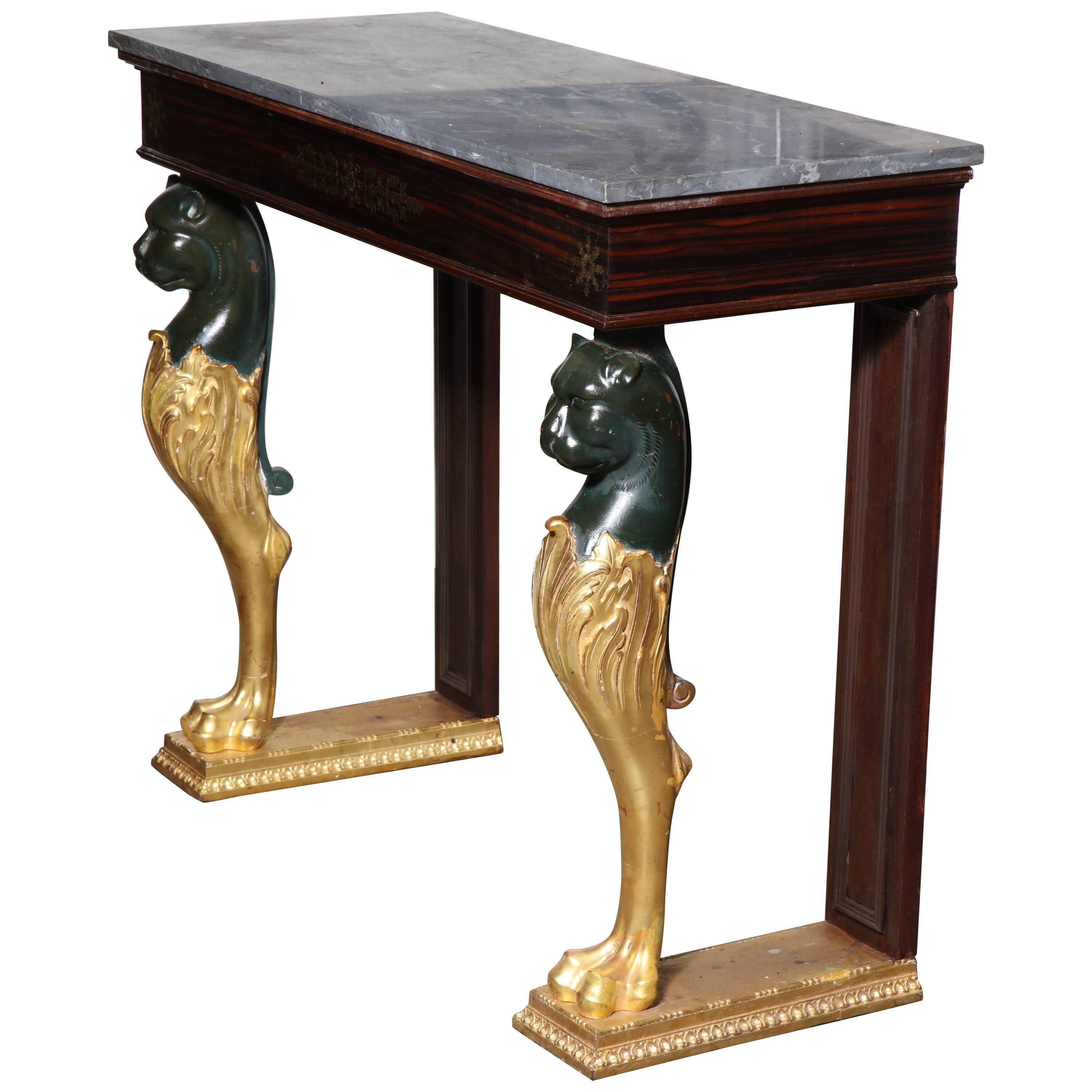 Empire Marble-Top Console
