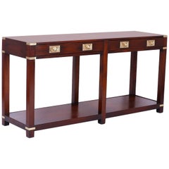 Campaign Style Console Table