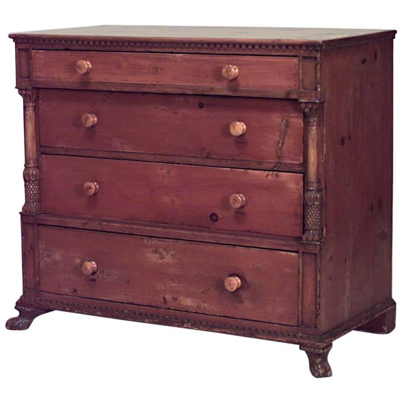 American Federal Pine Chest For Sale