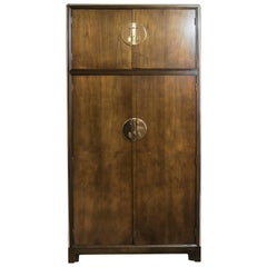 Vintage Baker Far East Collection Mahogany Armoire