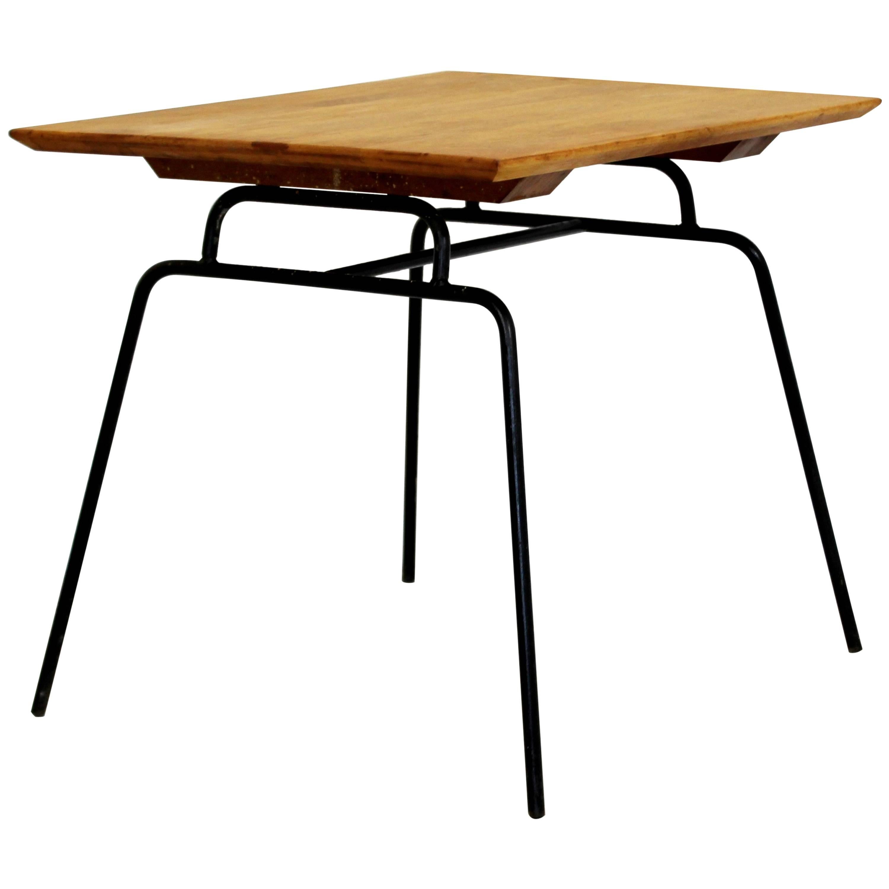 Mid-Century Modern McCobb Planner Group Winchendon Maple & Iron End Table, 1950s