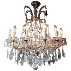 Crystal Maria Theresa Chandelier, 1930, France