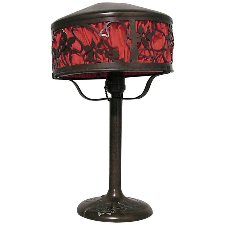American Mission Bronze Table Lamp For Sale at 1stDibs