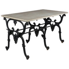 19th Century French Iron Butcher Table