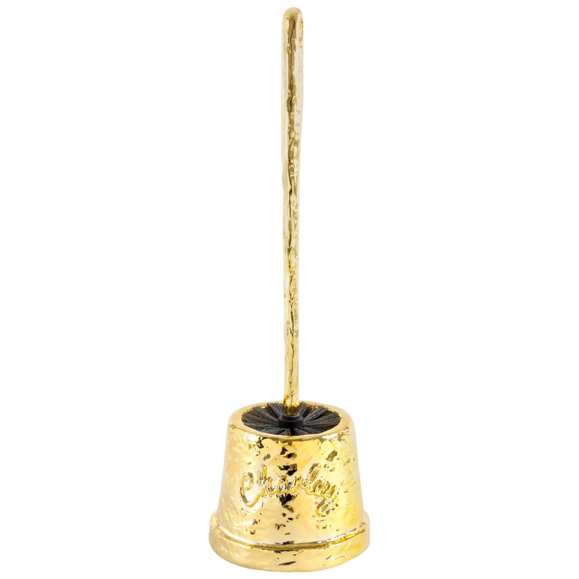 Seletti "Studio Job-Charley" Resin Brush Gold