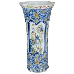 19th Century French Desvres Faience Vase