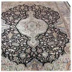 Ancient, Designer Master Nami Genuine Hand-Knotted Persian Tabriz Rug or Carpet