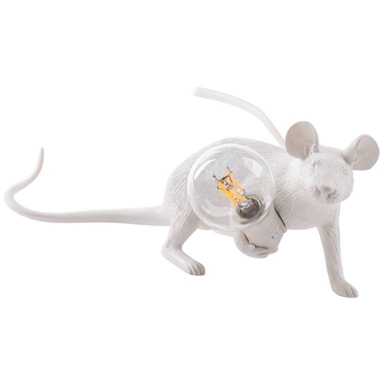 Seletti 'Mouse Lamp#3-Us' Resin Lamp, Lie Down For Sale at 1stDibs