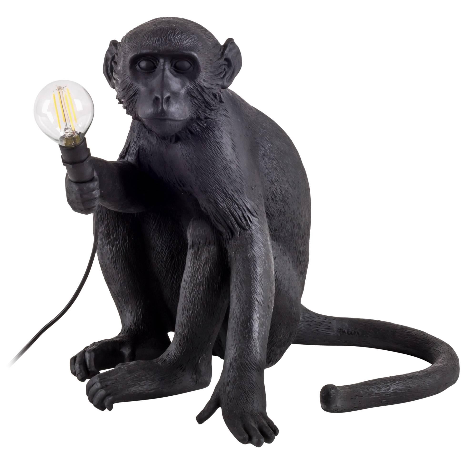 Seletti "Monkey Lamp-Outdoor-Us" Resin Lamp, Sitting