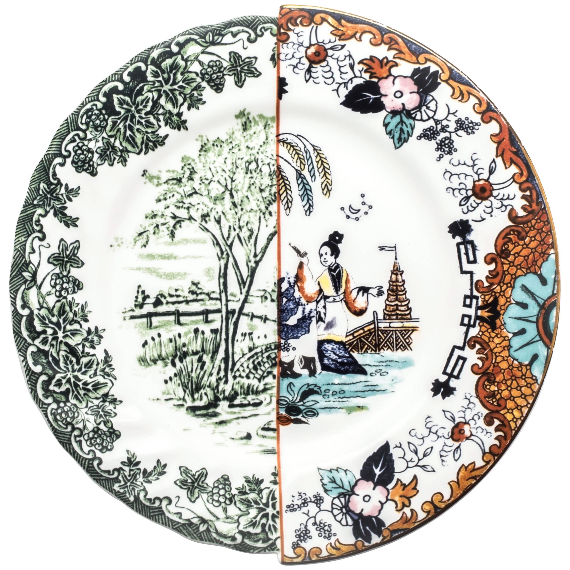 Seletti "Hybrid-Ipazia" Dinner Plate in Porcelain For Sale
