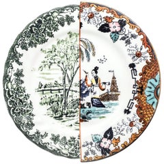 Assiette à dîner Hybrid-Ipazia en porcelaine de Seletti