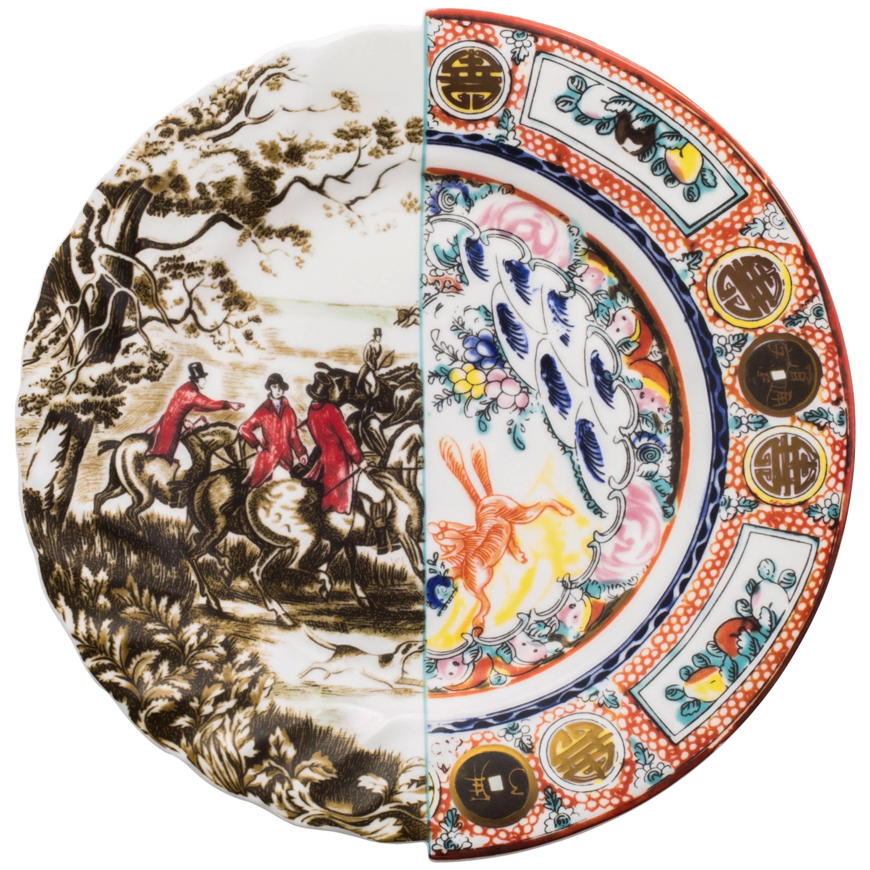 Seletti "Hybrid-Eusapia" Dinner Plate in Porcelain For Sale