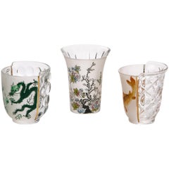 Seletti "Hybrid-Aglaura" Set of Three Glass