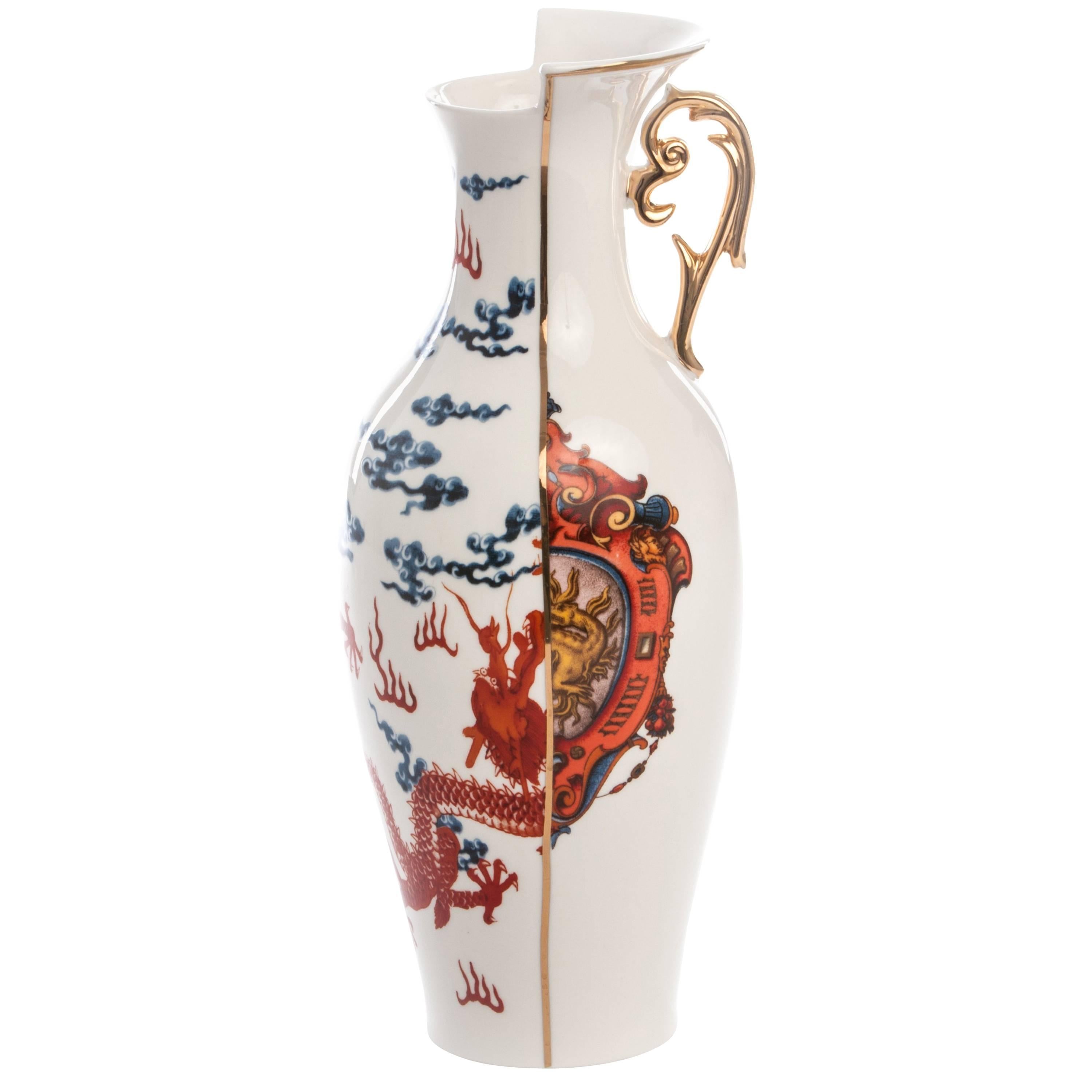 Seletti 'Hybrid-Adelma' Vase in  Porzellan im Angebot